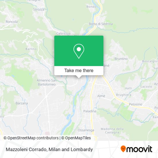 Mazzoleni Corrado map