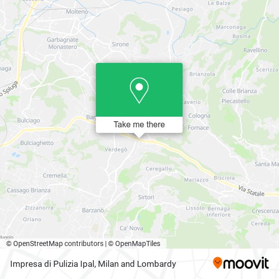 Impresa di Pulizia Ipal map