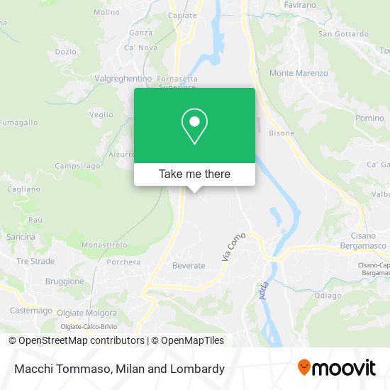 Macchi Tommaso map