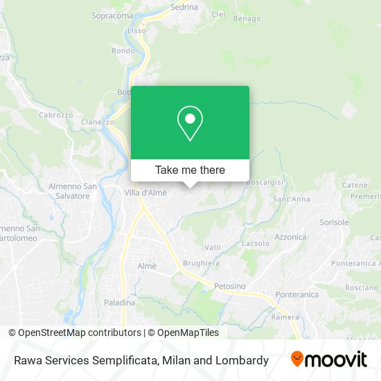 Rawa Services Semplificata map