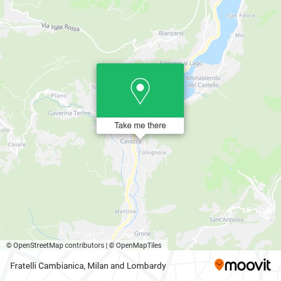 Fratelli Cambianica map
