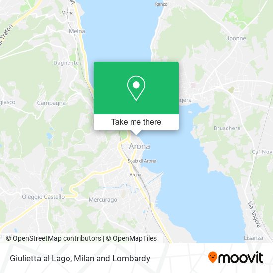 Giulietta al Lago map