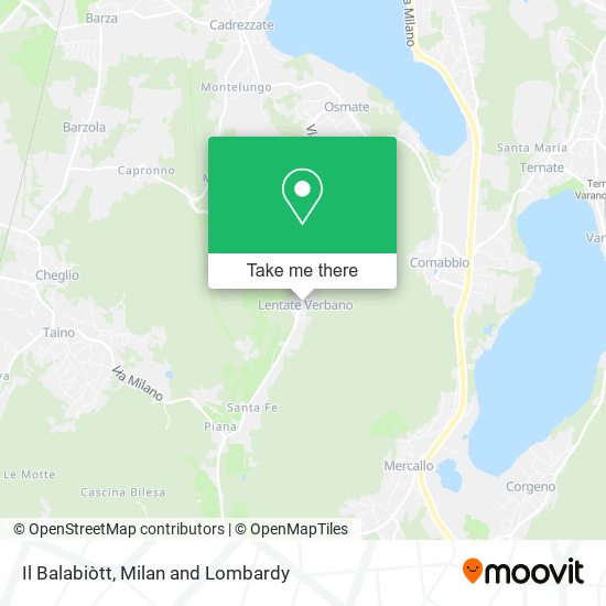 Il Balabiòtt map