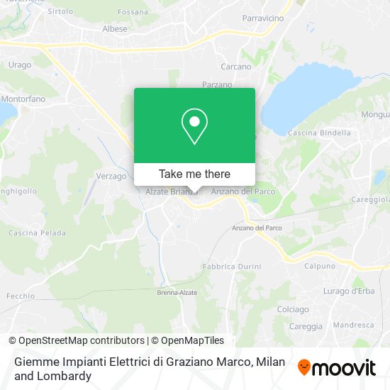 Giemme Impianti Elettrici di Graziano Marco map
