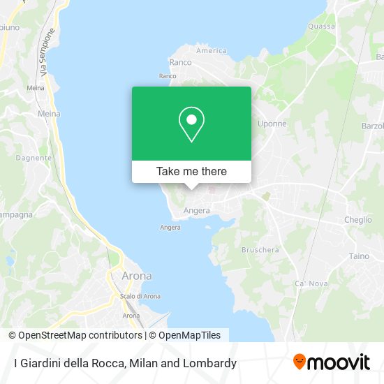 I Giardini della Rocca map