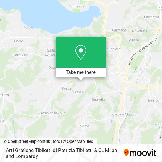 Arti Grafiche Tibiletti di Patrizia Tibiletti & C. map