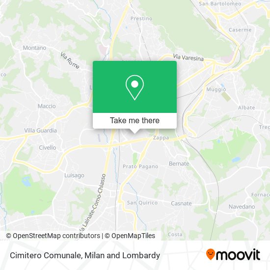 Cimitero Comunale map