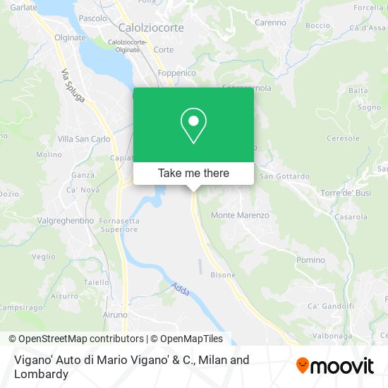 Vigano' Auto di Mario Vigano' & C. map