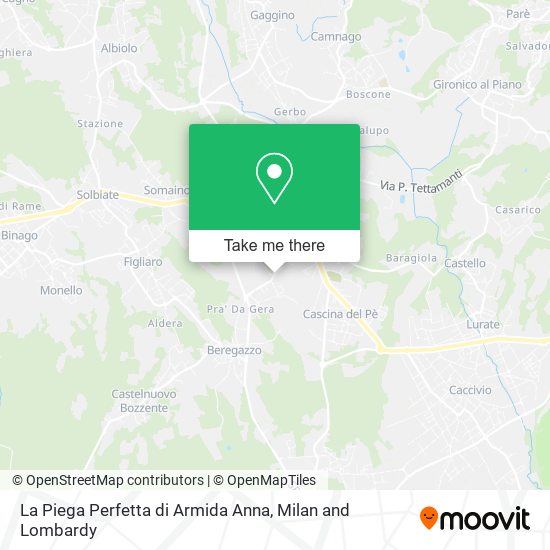 La Piega Perfetta di Armida Anna map