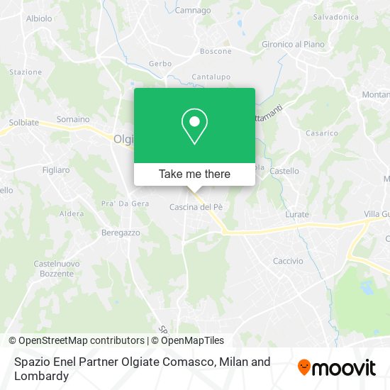 Spazio Enel Partner Olgiate Comasco map