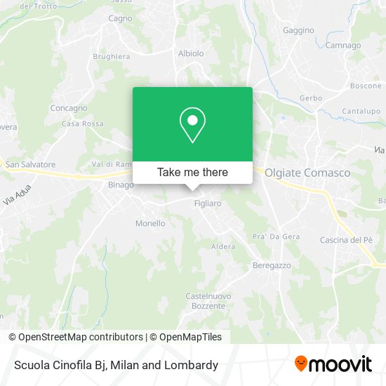 Scuola Cinofila Bj map