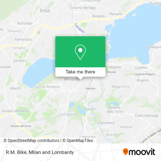 R.M. Bike map