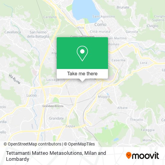 Tettamanti Matteo Metasolutions map