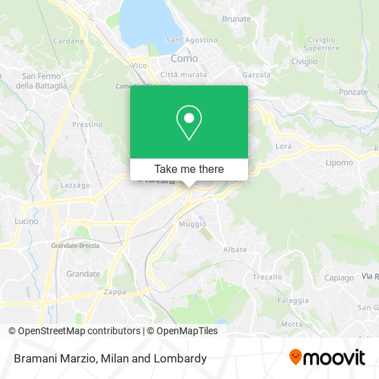 Bramani Marzio map