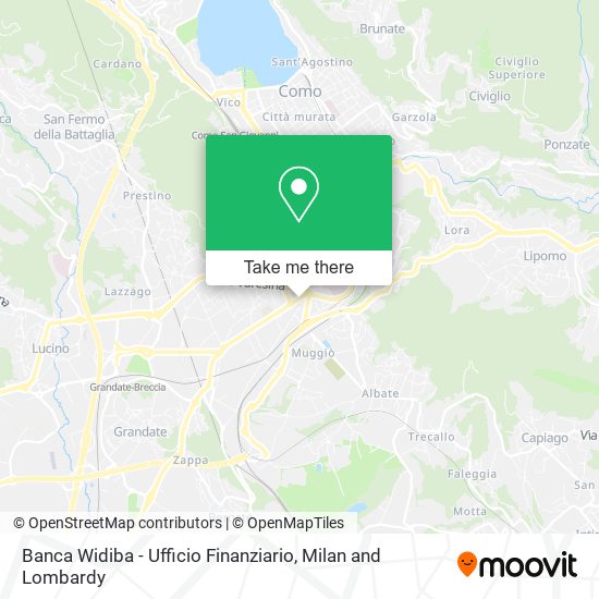 Banca Widiba - Ufficio Finanziario map