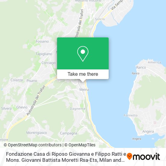 Fondazione Casa di Riposo Giovanna e Filippo Ratti e Mons. Giovanni Battista Moretti Rsa-Ets map