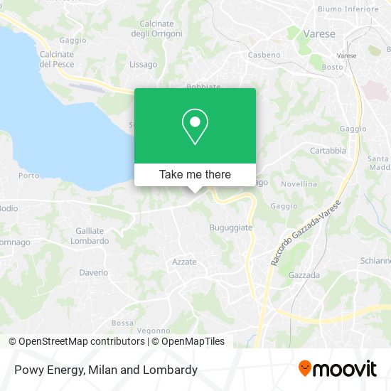 Powy Energy map