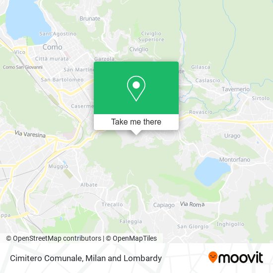Cimitero Comunale map