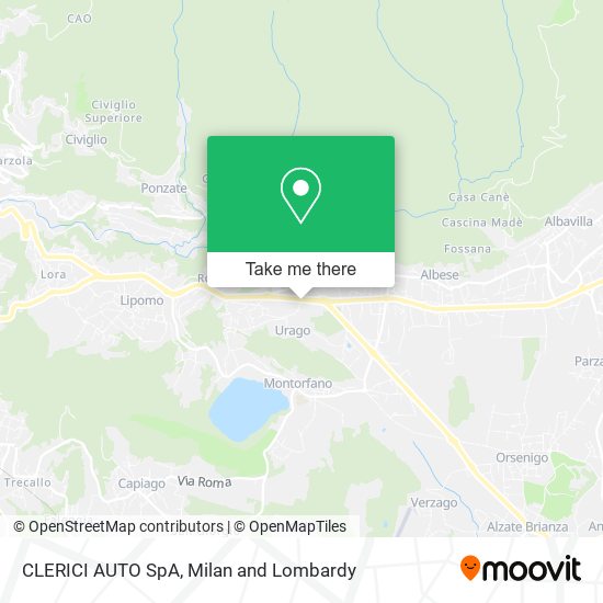 CLERICI AUTO SpA map