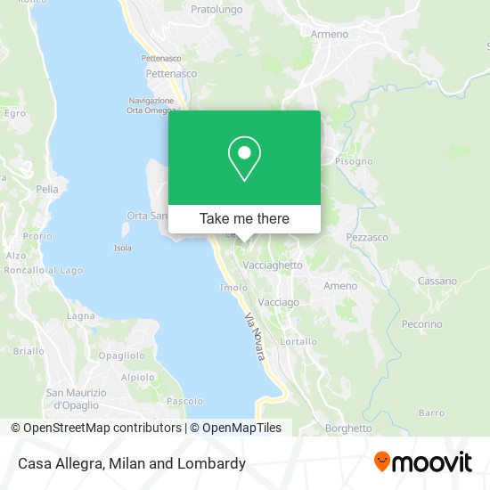 Casa Allegra map