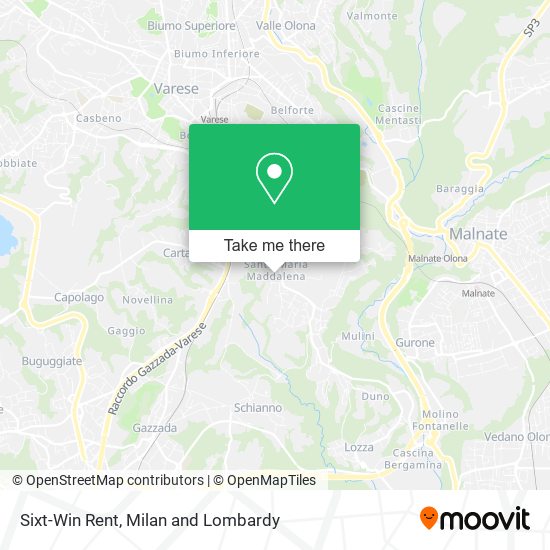 Sixt-Win Rent map