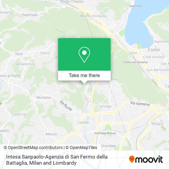 Intesa Sanpaolo-Agenzia di San Fermo della Battaglia map