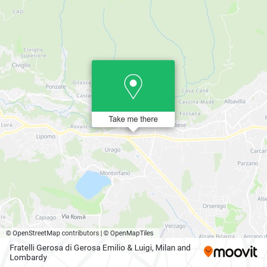 Fratelli Gerosa di Gerosa Emilio & Luigi map