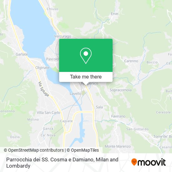 Parrocchia dei SS. Cosma e Damiano map