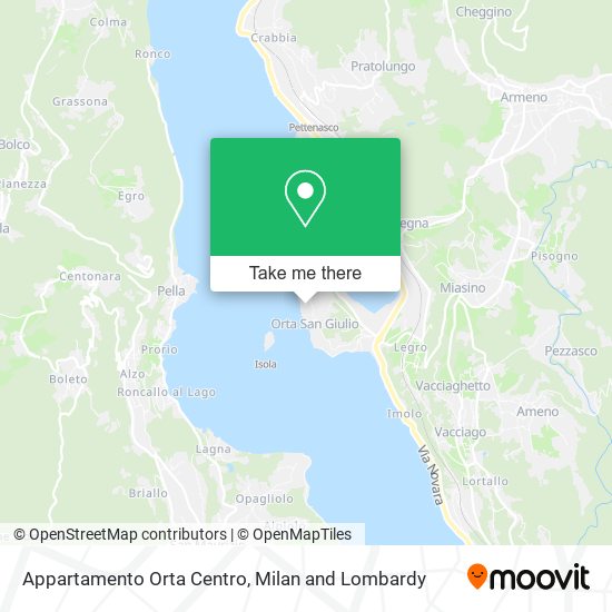 Appartamento Orta Centro map