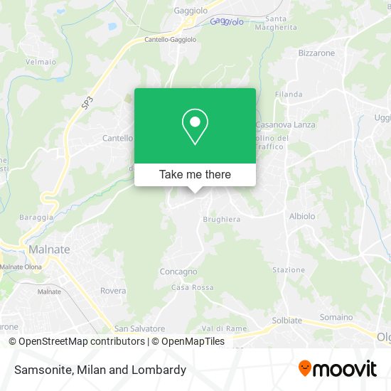 Samsonite map