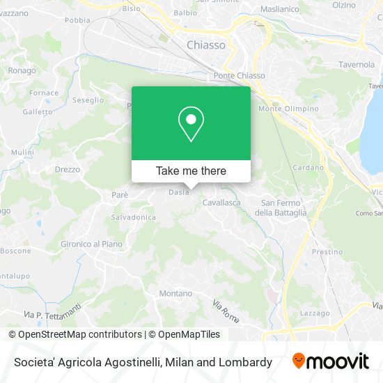 Societa' Agricola Agostinelli map