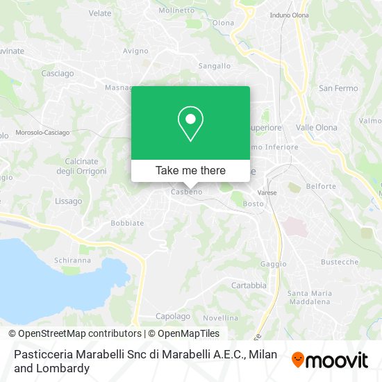 Pasticceria Marabelli Snc di Marabelli A.E.C. map