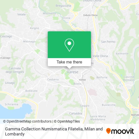 Gamma Collection Numismatica Filatelia map