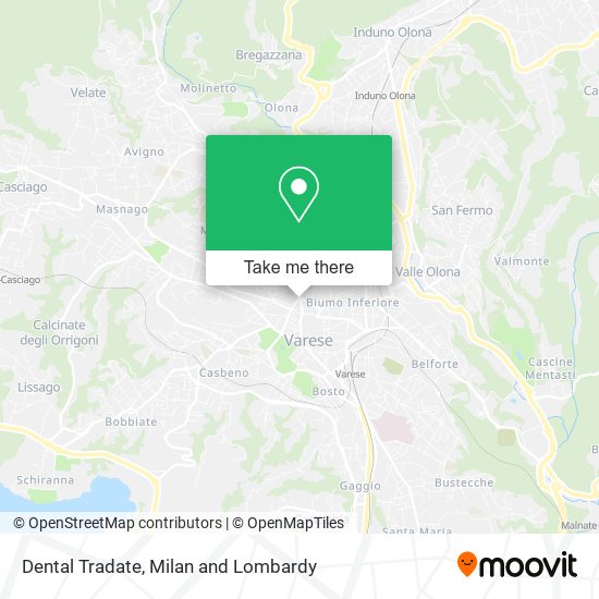 Dental Tradate map