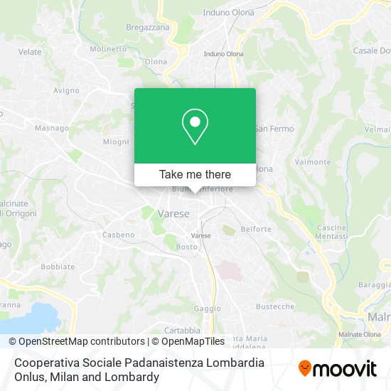 Cooperativa Sociale Padanaistenza Lombardia Onlus map