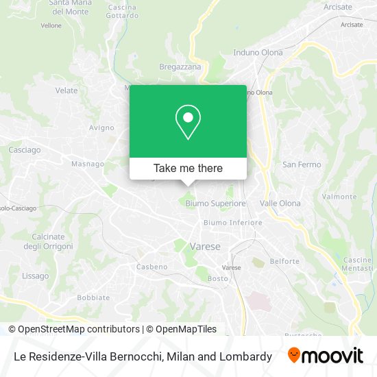 Le Residenze-Villa Bernocchi map