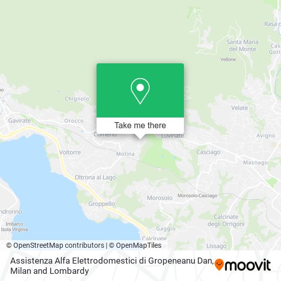 Assistenza Alfa Elettrodomestici di Gropeneanu Dan map