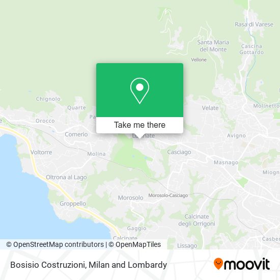 Bosisio Costruzioni map