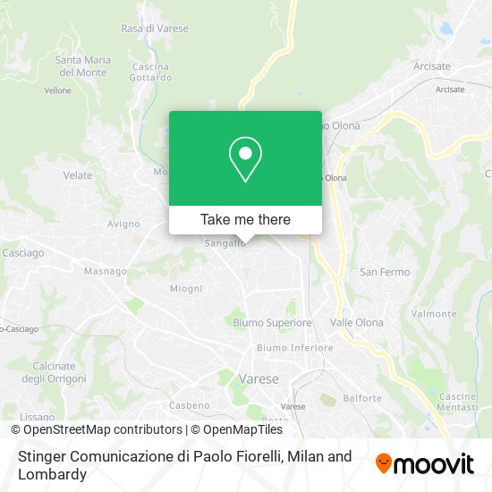 Stinger Comunicazione di Paolo Fiorelli map