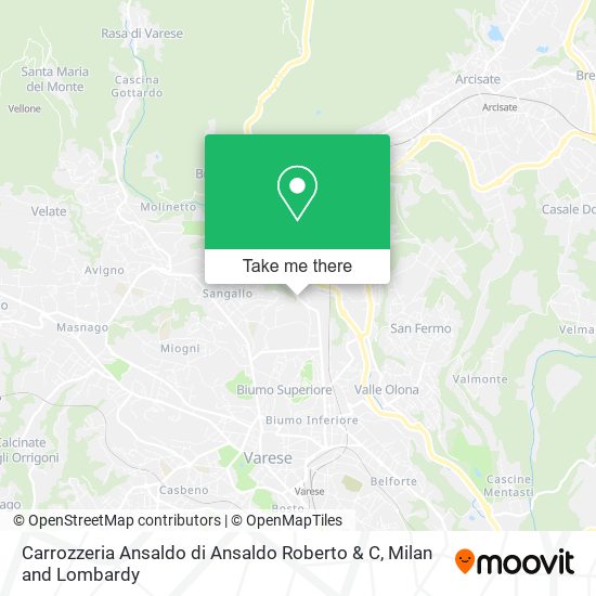 Carrozzeria Ansaldo di Ansaldo Roberto & C map