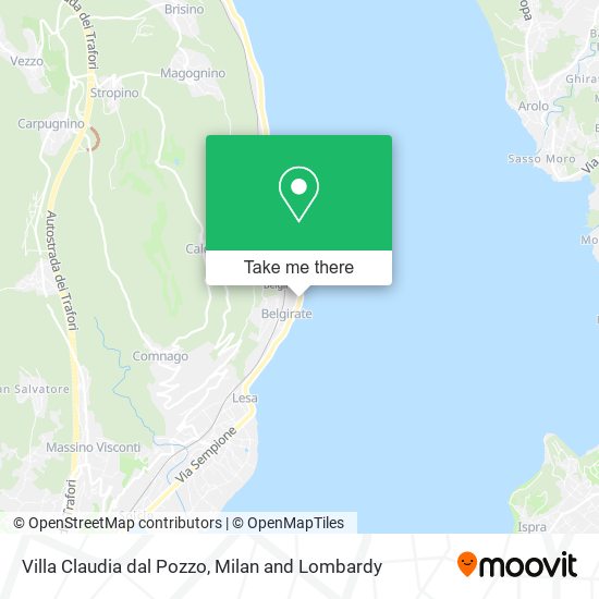 Villa Claudia dal Pozzo map