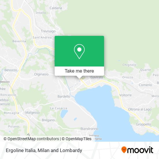 Ergoline Italia map