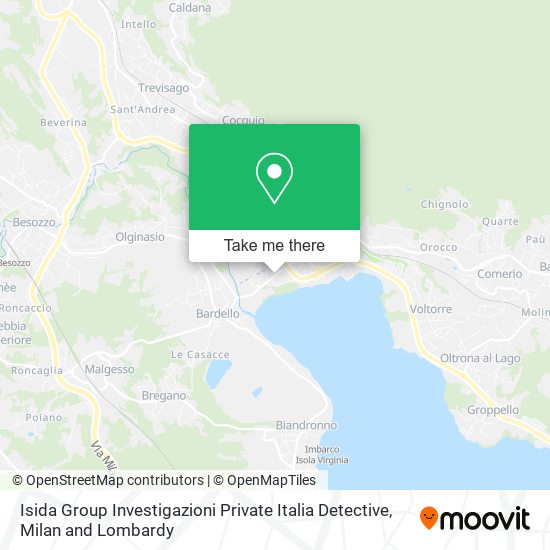 Isida Group Investigazioni Private Italia Detective map