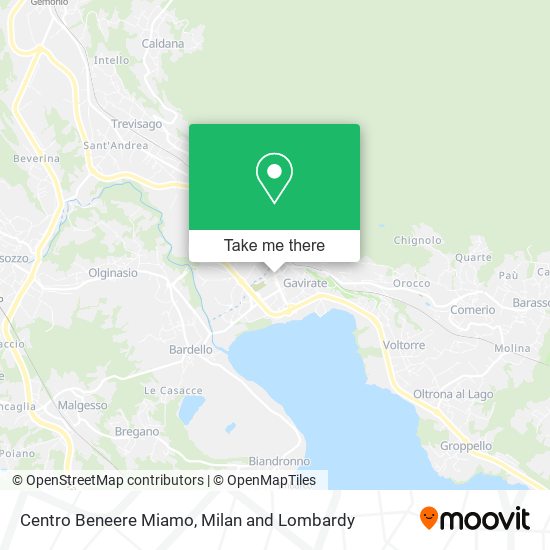 Centro Beneere Miamo map