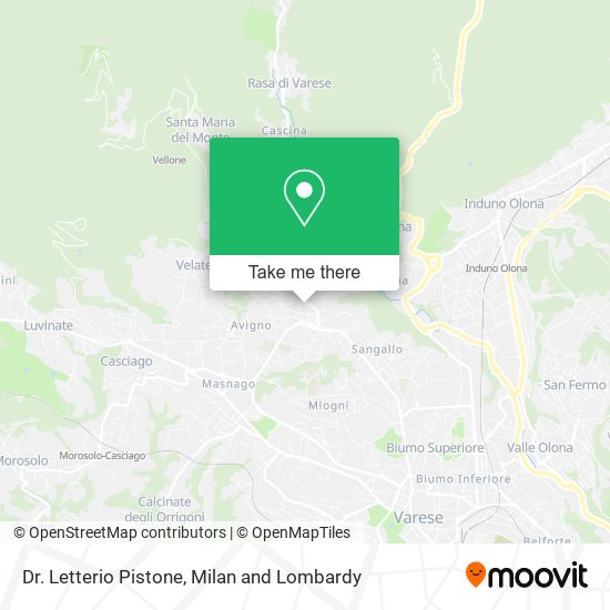 Dr. Letterio Pistone map