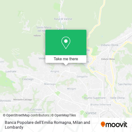 Banca Popolare dell'Emilia Romagna map