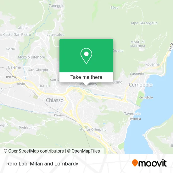 Raro Lab map