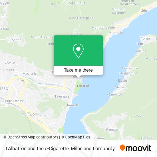 L'Albatros and the e-Cigarette map