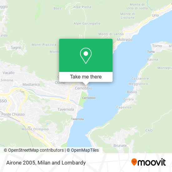 Airone 2005 map