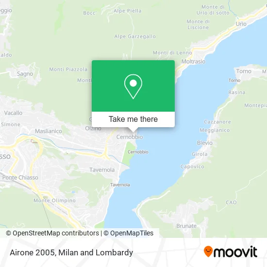 Airone 2005 map